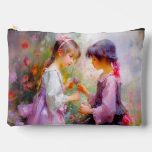 Pochette À Accessoires Partager Roses et amitié