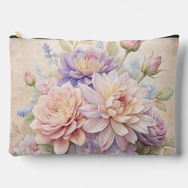 Pochette À Accessoires Pastel Floral Charm Pouch - Jardin des Sorcières (Recto)