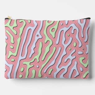 Pochette À Accessoires Pastel Kawaii Design Abstrait coloré