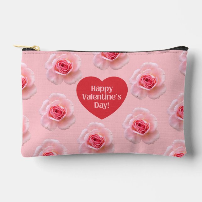 Pochette À Accessoires Pattern Happy Valentine`s Day 2023 Background      (Recto)