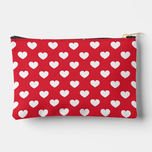 Pochette À Accessoires Pattern Valentine Background With Hearts Love      (Verso)