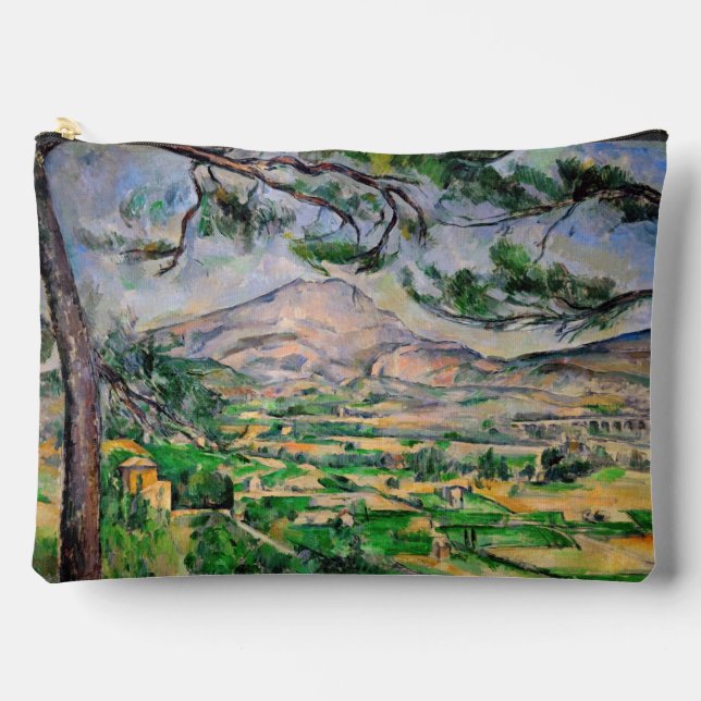 Pochette À Accessoires Paul Cezanne - Mont Sainte-Victoire et Grand Pin (Recto)