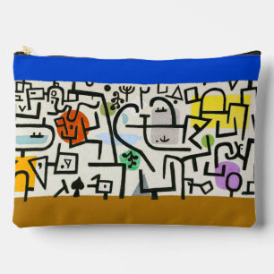 Pochette À Accessoires Paul Klee Rich Harbor Expressionnisme abstrait