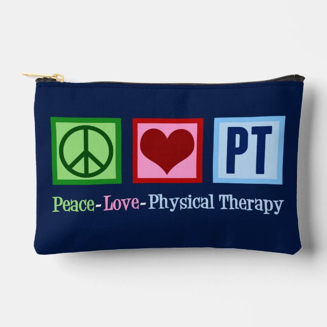 Pochette À Accessoires Peace Love Cool de thérapie physique PT (Recto)