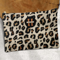 Peau léopard, Petterne animal moderne, Monogramme
