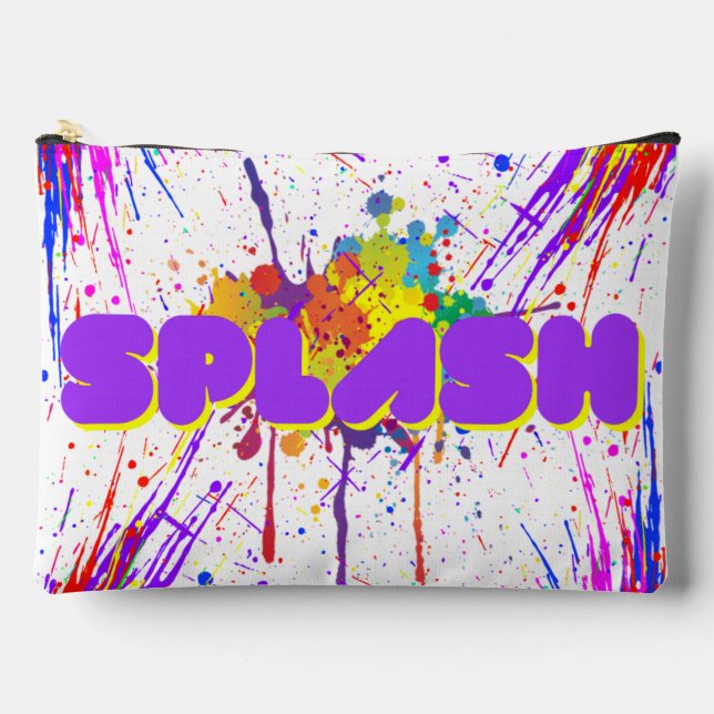 Pochette À Accessoires peinture à éclat (Recto)