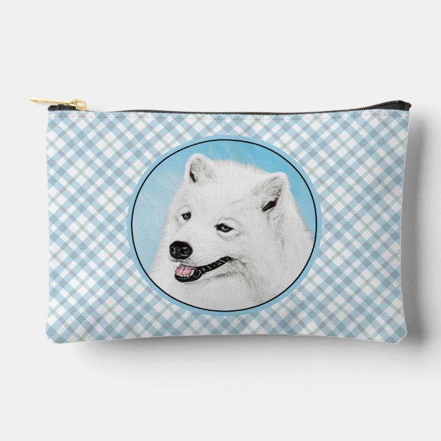 Pochette À Accessoires Peinture Samoyed Blanc mignonne Original Animal Ch (Recto)