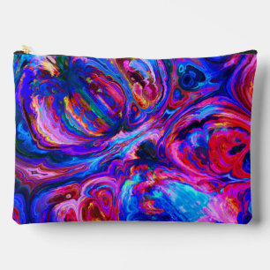 Pochette À Accessoires Peintures à teintes pourpres modernes