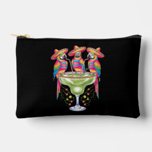 Pochette À Accessoires Perroquet Cinco De Mayo Drôle Boire Fête Mexicaine