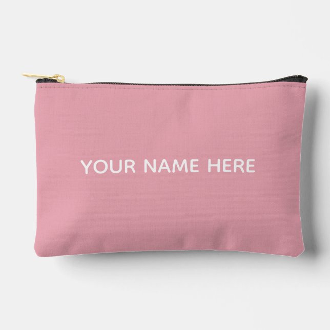 Pochette À Accessoires Personalized Name Stylish Modern Elegant Minimal  (Recto)