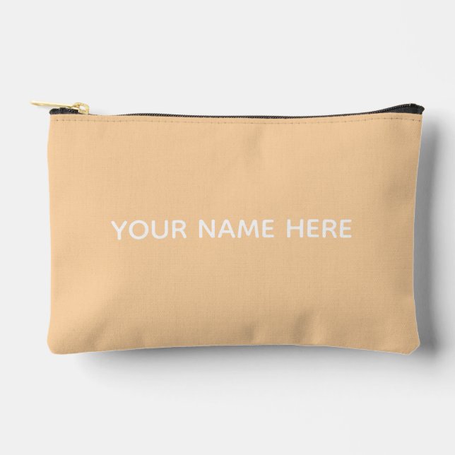 Pochette À Accessoires Personalized Name Stylish Modern Elegant Minimal  (Recto)