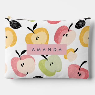 Pochette À Accessoires Personnalisé Coloré Cute Motif Apple