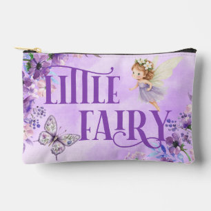 Pochette À Accessoires Petite Fée Florale Violette