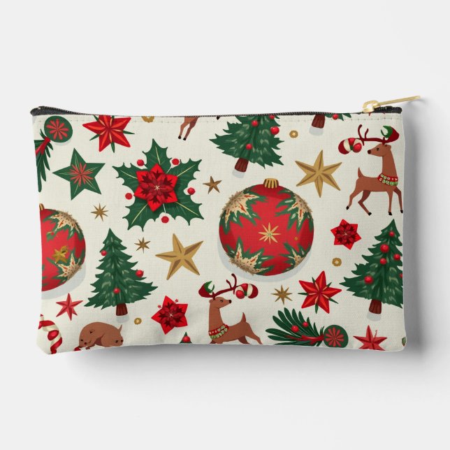 Pochette À Accessoires Petite valise de Noël (Verso)