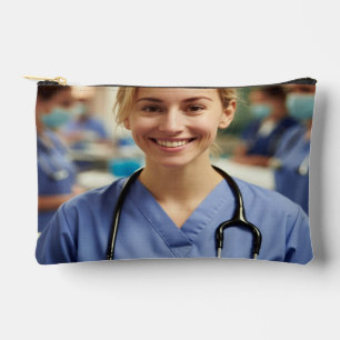 Pochette À Accessoires Photo d'infirmière personnaliser