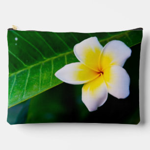 Pochette À Accessoires Photographie de fleurs de plumeria