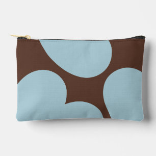 Pochette À Accessoires pièces de cœurs marron bleu chic stylé