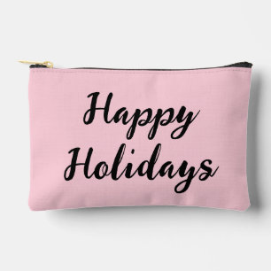 Pochette À Accessoires Pink pastel joyaux vacances Noël stylet simple