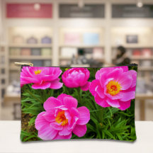 Pink Peonies Pouch