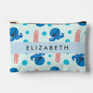 Pochette À Accessoires Pirate Octopus, Pirate Jellfish, Mer, Votre Nom