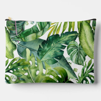 Pochette À Accessoires PixDezines Feuillage Tropical Luxuriant
