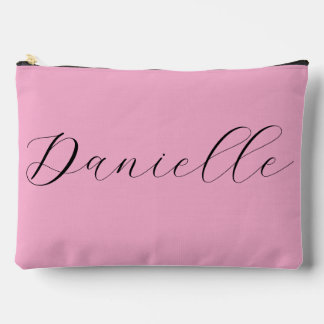 Pochette À Accessoires Plutôt rose minimaliste Élégant Personnalisé