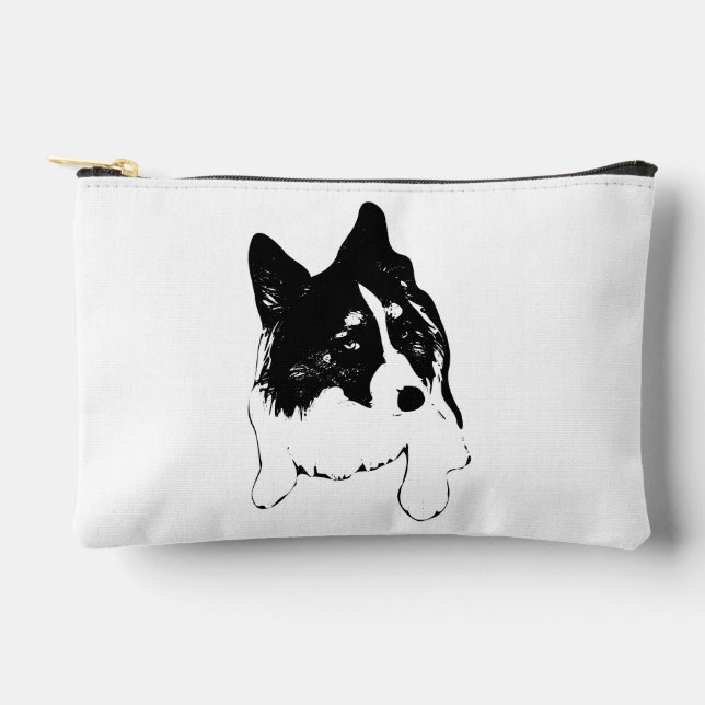 Pochette À Accessoires Poche zippée prête au ruban (Recto)