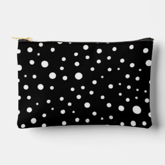 Pochette À Accessoires Points blancs sur petit noir
