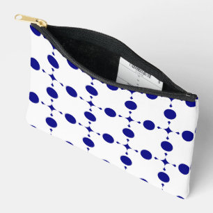 Pochette À Accessoires Points de bleu marine, Motif à pois, Pois