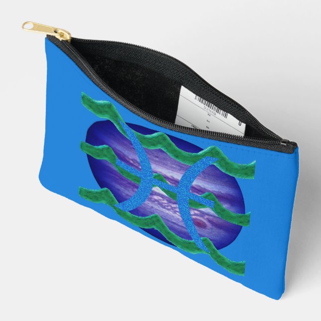 Pochette À Accessoires Poissons (Ouvrir)