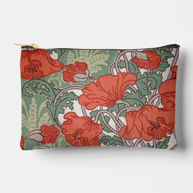 Pochette À Accessoires Poppies Art Nouveau (Recto)