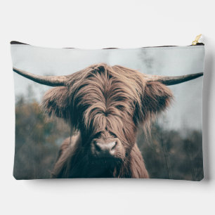 Pochette À Accessoires Portrait de vache Highland