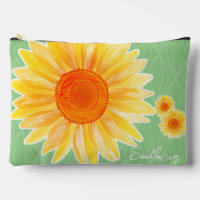 Pouch Accessoire Vert Tournesol