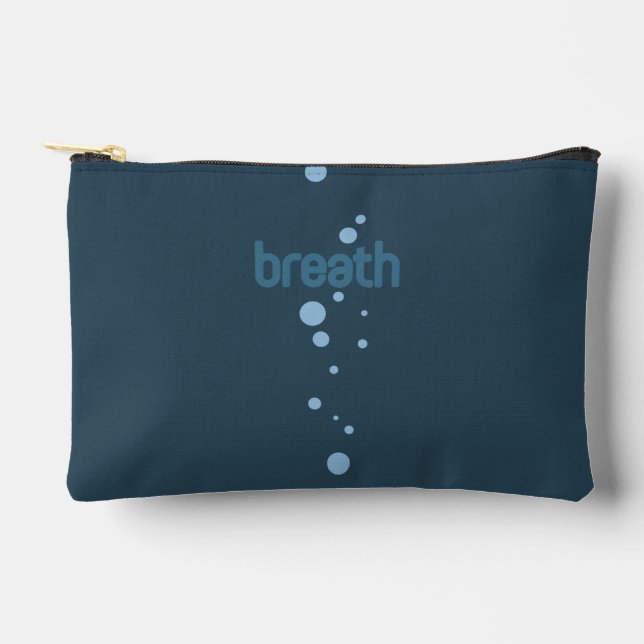 Pochette À Accessoires Pouch Accessoires Bleu Respiration (Recto)