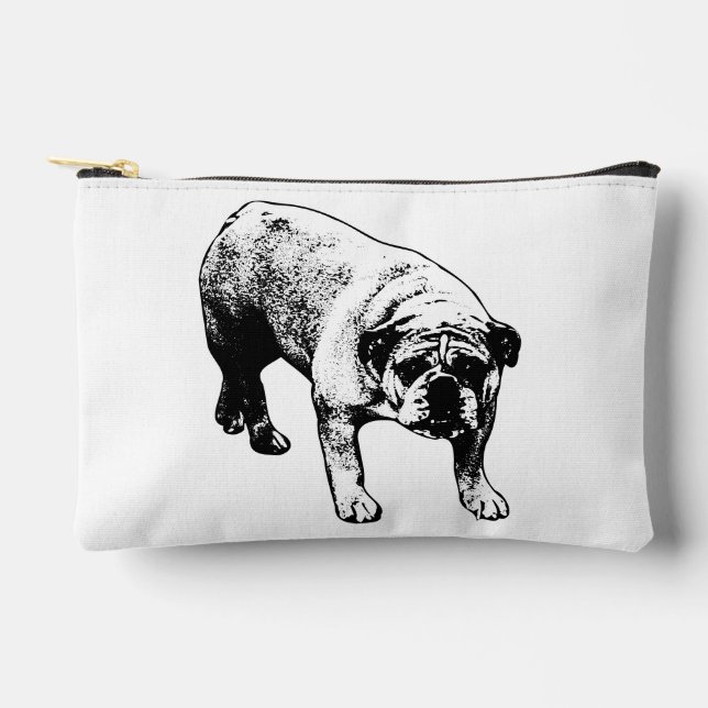Pochette À Accessoires Pouch pour chien-taureau de nuit (Recto)