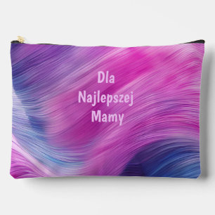 Pochette À Accessoires Pour la Meilleure Maman - Aquarelle Pastel