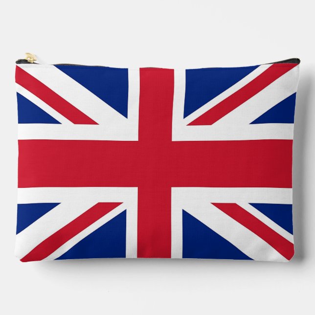 Pochette À Accessoires Print Cut Sew Bag with flag of United Kingdom (Recto)