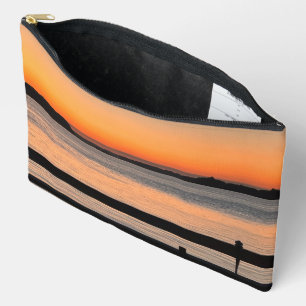 Pochette À Accessoires Promenade en ferry au coucher du soleil