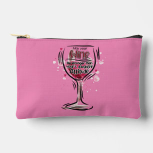 Pochette À Accessoires Que Votre Vin Soit Plus Fort Que Celui De Votre Fi