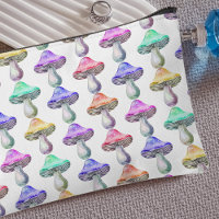 Rainbow Mushrooms Voyage Motif