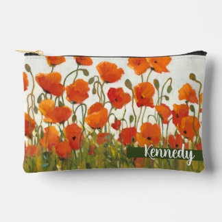 Pochette À Accessoires Rangées de pavots I