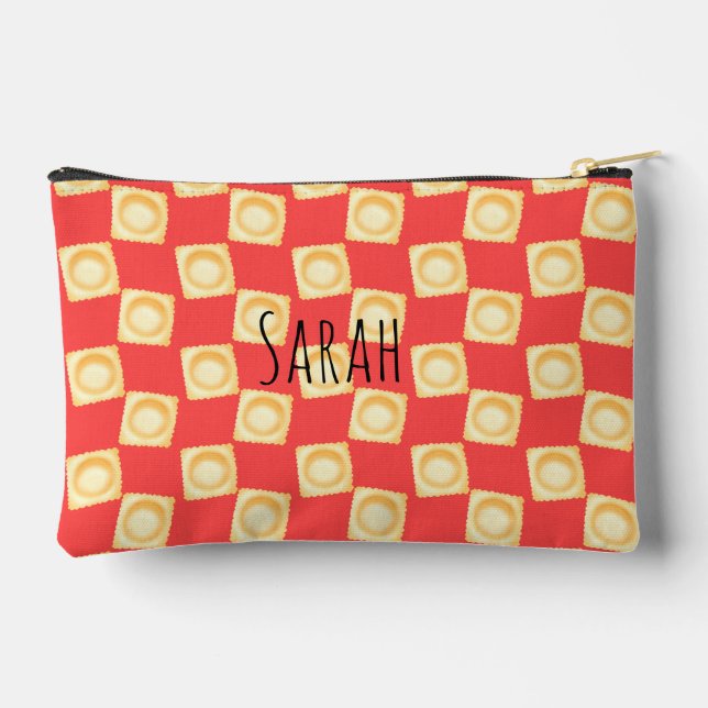 Pochette À Accessoires Ravioli délicieuses pâtes (Verso)