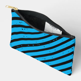 Pochette À Accessoires Rayures Grunge