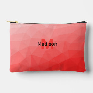 Pochette À Accessoires Red gradient geometric mesh pattern Monogram