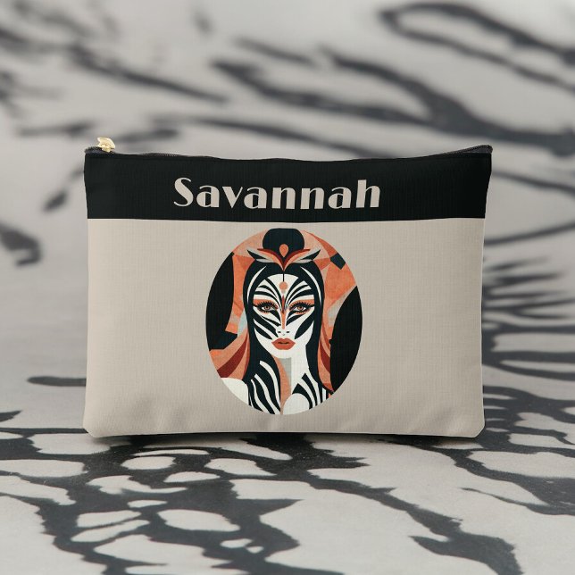 Pochette À Accessoires Reine Zebra (Créateur téléchargé)