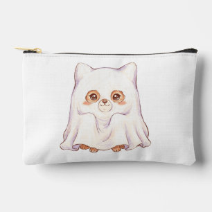 Pochette À Accessoires Renard fantôme mignon Halloween - Animaux dodus mi