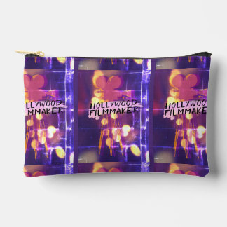 Pochette À Accessoires Rétro moderne cinéaste d'Hollywood en rose