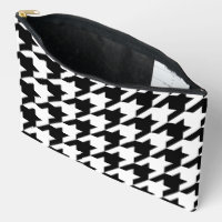 Retro Moderne Noir Blanc Tissage des dents