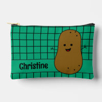 Rétro, pomme de terre marron, personnalisable sarc