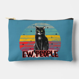 Pochette À Accessoires Retro Vintage Chat Noir Ew